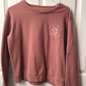 LA, California crew neck